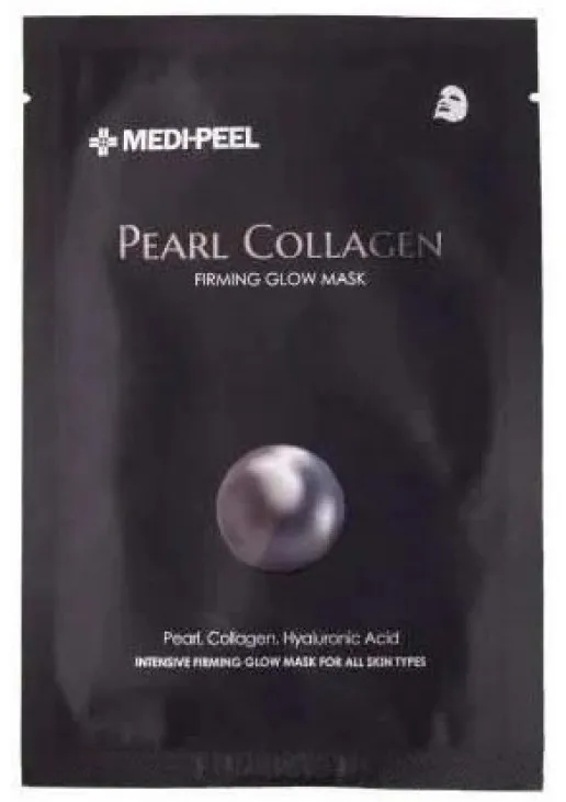 Тканинна маска з перлами та колагеном Pearl Collagen Firming Glow Mask - фото 1