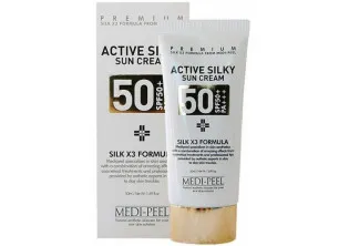 Сонцезахисний крем для обличчя Active Silky Sun Cream SPF 50+ PA +++ в Україні
