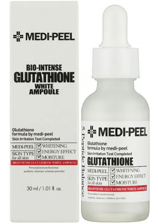 Освітлююча сироватка для обличчя з глутатіоном Bio-Intense Glutathione White Ampoule - фото 1