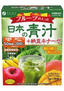 Купить Fine Japan Аодзиру с наттокиназой и молочнокислыми бактериями выгодная цена