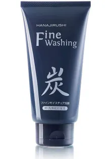 Пінка для глибокого очищення Fine Washing Charcoal Cream за ціною 530₴  у категорії Засоби для очищення шкіри обличчя Бренд Hanajirushi