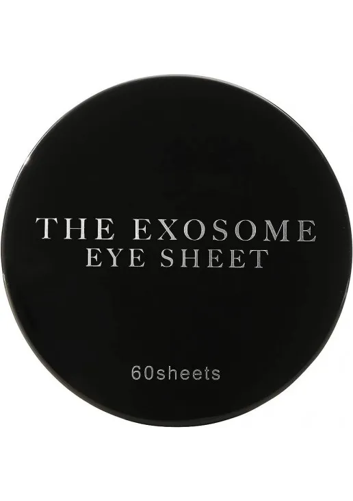 Kor Japan Антивозрастные увлажняющие патчи The Exosome Eye Sheet Black - фото 1
