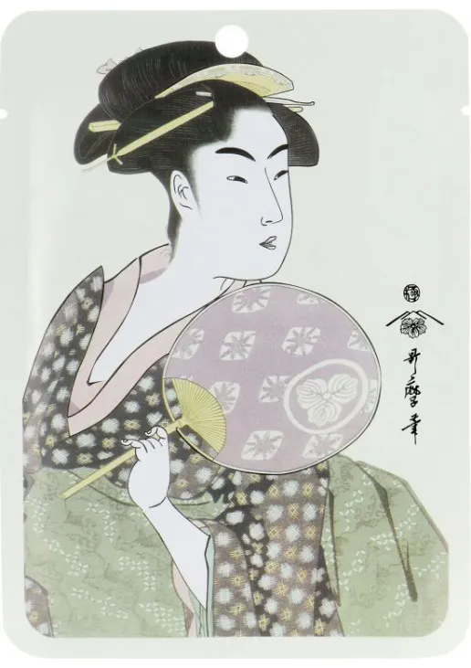 Тканинна маска японка з екстрактом квіток сакури та маточним молочком - фото 1