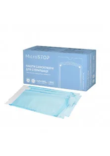 Купити MicroSTOP Самоклеючі пакети для стерилізації в автоклаві 140x250 мм вигідна ціна