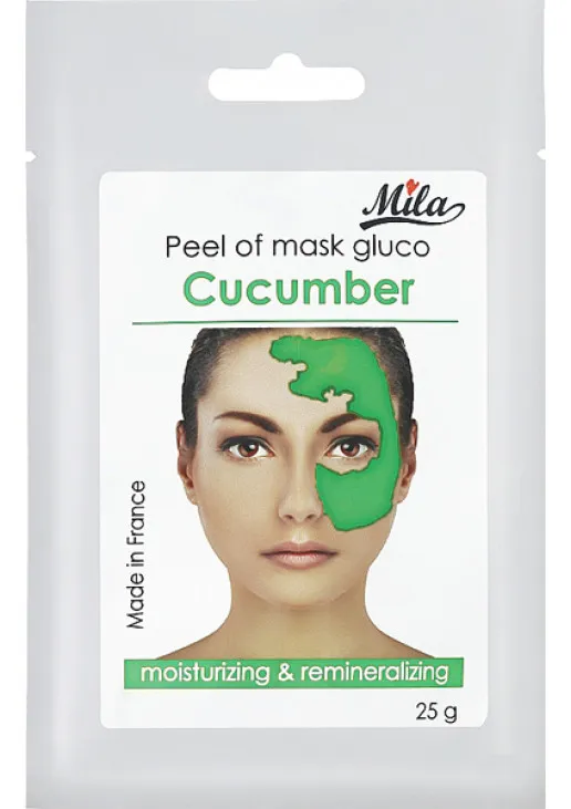 Маска альгінатна глюкозна порошкова Огірок Peel Off Mask Cucumber - фото 1
