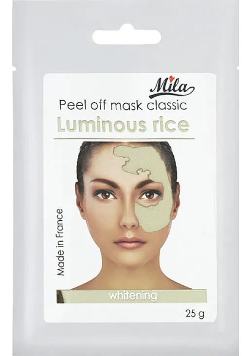 Маска альгінатна класична порошкова Білий рис Peel Off Mask Luminous Rice - фото 1
