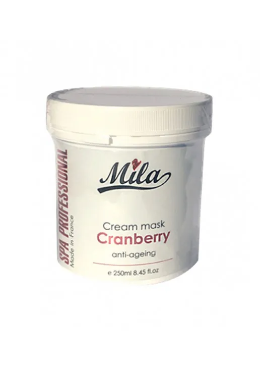 Маска з журавлиною кремова антивікова Cream-Mask Cranberry - фото 1