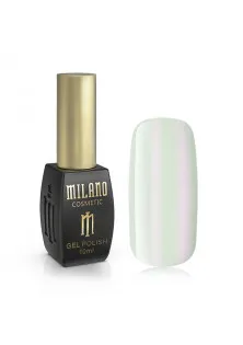 Гель-лак для нігтів перлинно-білий Milano №027, 10 ml за ціною 155₴  у категорії Знижки Об `єм 10 мл