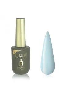 Гель-лак для ногтей бело-голубой Milano Luxury №036, 15 ml в Украине