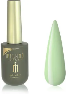 Гель-лак для нігтів фісташково-зелений Milano Luxury №050, 15 ml за ціною 200₴  у категорії Знижки до -40% від Milano Cosmetic Призначення Фарбування