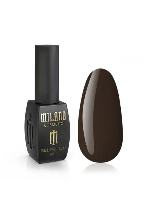 Гель-лак для нігтів коричневе сідло Milano №066, 8 ml - фото 1