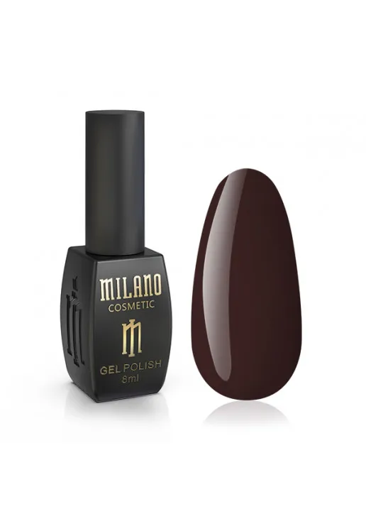 Гель-лак для нігтів коричневий олень Milano №067, 8 ml - фото 1