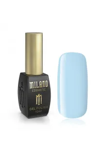 Купити Milano Cosmetic Гель-лак для нігтів сніжно-синій Milano №072, 10 ml вигідна ціна