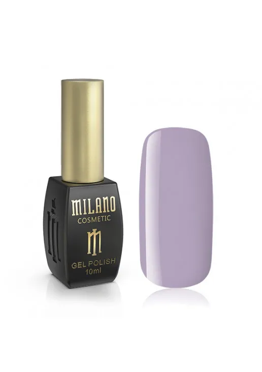 Гель-лак для нігтів пурпурово-сірий Milano №091, 10 ml - фото 1