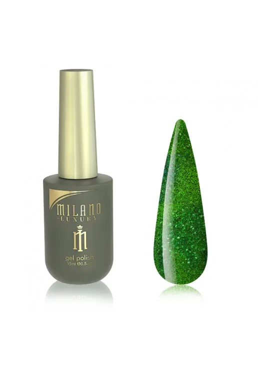 Гель-лак для нігтів травневий зелений жук Milano Luxury №107, 15 ml - фото 1