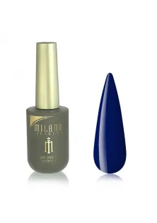 Гель-лак для нігтів опівнічно-синій Milano Luxury №114, 15 ml в Україні