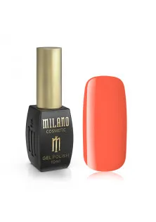 Гель-лак для нігтів помаранчева зоря Milano №119, 10 ml за ціною 155₴  у категорії Гель-лаки для нігтів та інші матеріали Класифікація Професійна