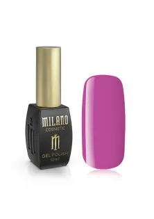 Купити Milano Cosmetic Гель-лак для нігтів світлий червоно-пурпурний Milano №128, 10 ml вигідна ціна