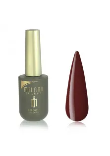 Купити Milano Cosmetic Гель-лак для нігтів насичений червоно-коричневий Milano Luxury №131, 15 ml вигідна ціна