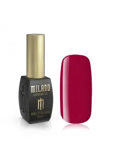 Гель-лак для нігтів глибокий червоний Milano №144, 10 ml за ціною 155₴  у категорії Milano Cosmetic Призначення Фарбування