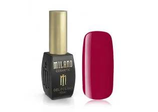 Гель-лак для нігтів глибокий червоний Milano №144, 10 ml за ціною 155₴  у категорії Переглянуті товари