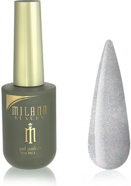 Гель-лак для нігтів північний синій Milano Luxury №176, 15 ml - фото 1