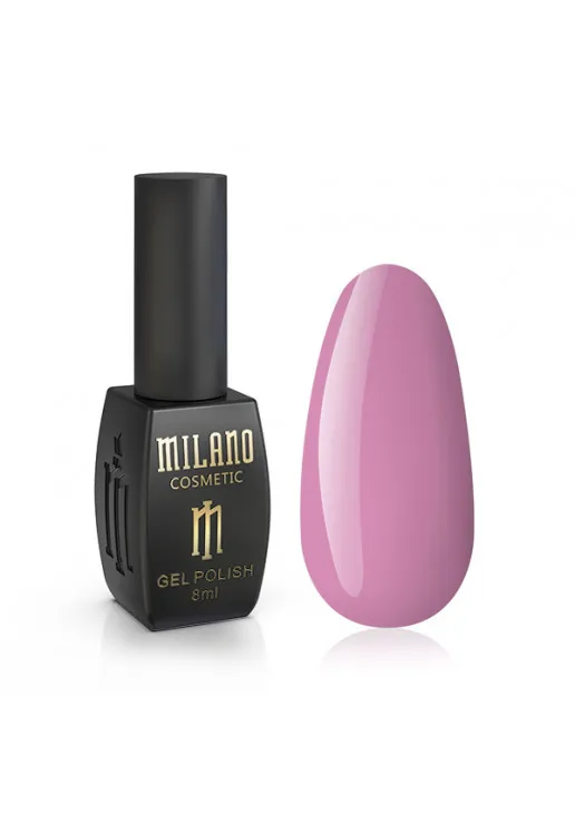 Гель-лак для нігтів англійський рожевий Milano №178, 8 ml - фото 1