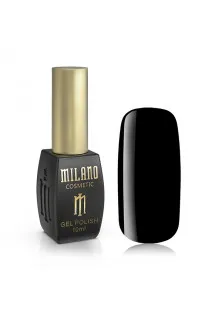 Купити Milano Cosmetic Гель-лак для нігтів чорна смола Milano №181, 10 ml вигідна ціна