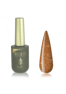 Купити Milano Cosmetic Гель-лак для нігтів коньячний твіст Milano Luxury №181, 15 ml вигідна ціна
