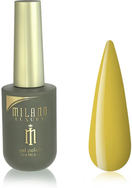 Гель-лак для нігтів золотисто-березовий Milano Luxury №193, 15 ml - фото 1