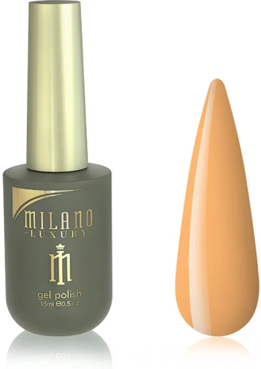 Гель-лак для нігтів схід сонця Milano Luxury №197, 15 ml - фото 1