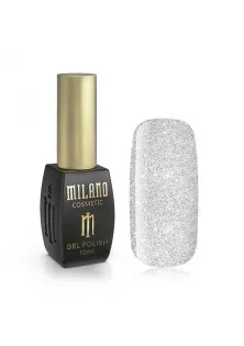 Гель-лак для нігтів срібний пісок Milano №209, 10 ml в Україні