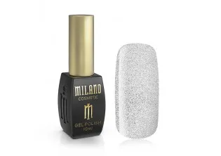Гель-лак для нігтів шиммер срібло Milano №212, 10 ml за ціною 155₴  у категорії Переглянуті товари