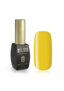 Гель-лак для нігтів блискучий жовтий Milano №218, 10 ml за ціною 155₴  у категорії Milano Cosmetic
