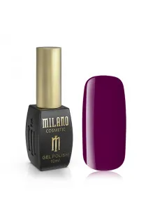 Гель-лак для нігтів сливовий Milano №258, 10 ml за ціною 155₴  у категорії Каучуковий топ для гель-лаку Luxury Velour Top Coat