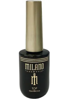 Топ для гель-лаку прозорий із шиммером Milk Top No Sticky Milano, 15 ml в Україні