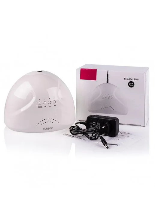 Лампа для манікюру та педикюру LED/UV Nail Lamp White 48W - фото 4