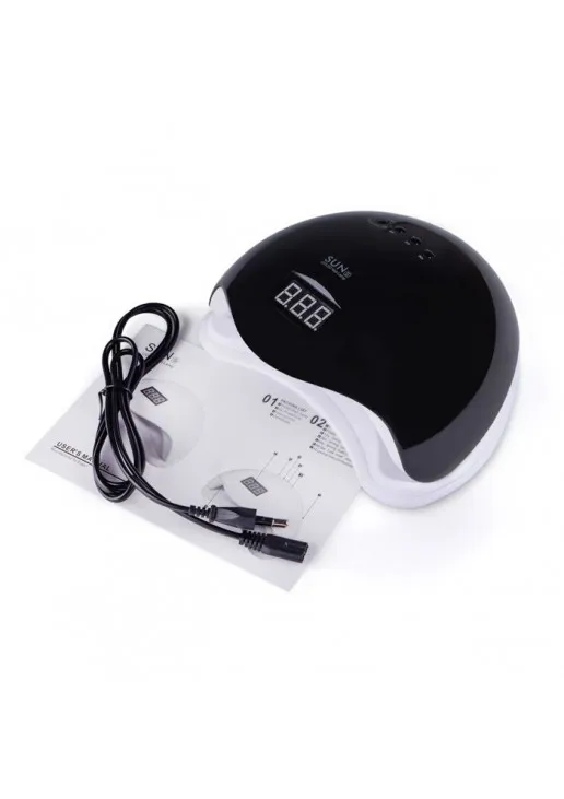 Лампа для манікюру та педикюру LED+UV Nail Lamp 5 Black - фото 4