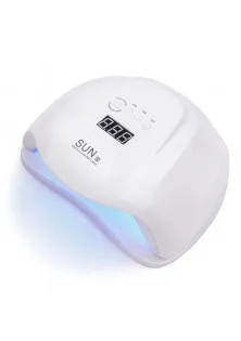 Лампа для манікюру та педикюру LED+UV Nail Lamp X White за ціною 342₴  у категорії Гель-лак для нігтів рожевий беж Milano №009, 8 ml