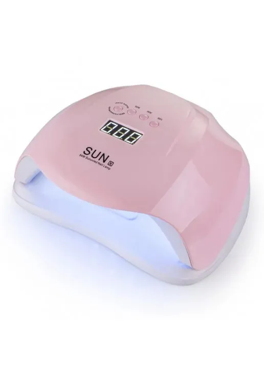 Лампа для манікюру та педикюру LED+UV Nail Lamp X Pastel Pink - фото 1