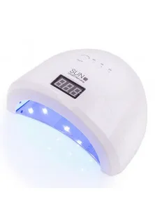 Лампа для манікюру та педикюру LED+UV Nail Lamp 1S White за ціною 413₴  у категорії Полігель для нігтів Poly Gel Shimmer №17, 30 ml