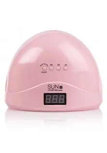 Лампа для манікюру та педикюру LED+UV Nail Lamp 1S Pink за ціною 413₴  у категорії Аксесуари та техніка