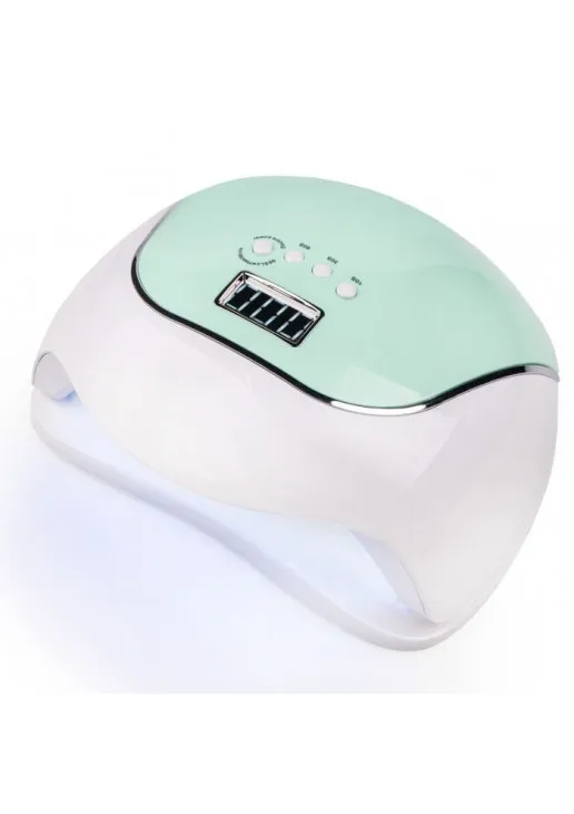 Лампа для манікюру та педикюру LED+UV Nail Lamp BQ-V5 Macaroon Green - фото 2