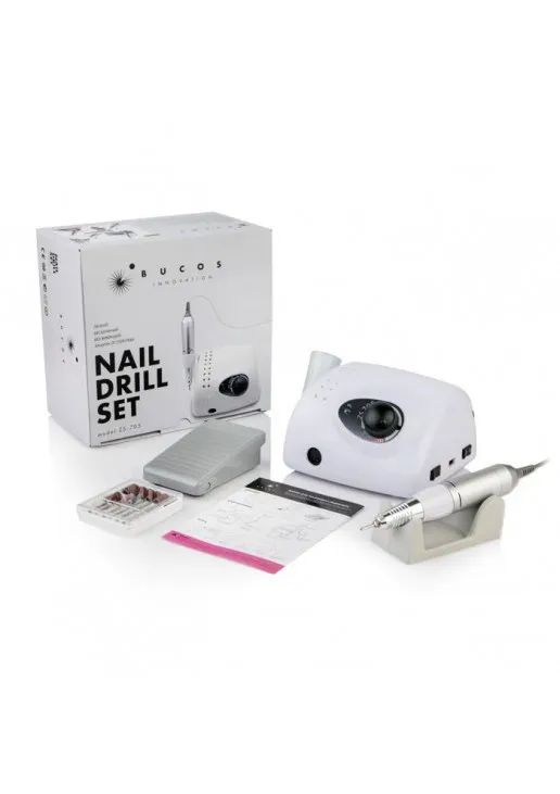 Фрезер для маникюра Nail Drill ZS-705 White Professional - фото 5