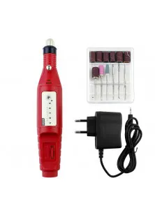 Фрезер-ручка для манікюру Nail Drill ZS-100 Red за ціною 186₴  у категорії Гель-лак для нігтів F.O.X Spectrum №070, 14 ml