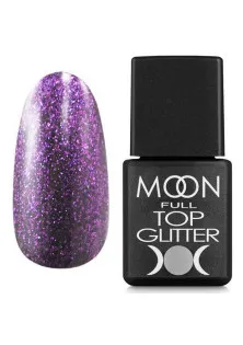 Топ для гель-лака Moon Top Glitter №05 по цене 128₴  в категории Топ для гель-лака витражный фиолетовый Funky Color Top №03 - Funky Peri, 7.5 ml
