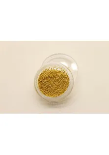 Купити Nailapex Декор для нігтів бульйонки золоті металеві вигідна ціна