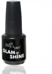 Суперглянцевий топ для нігтів Glam Shine за ціною 225₴  у категорії Топи для гель-лаку Бренд Nailapex