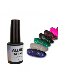 Матовий топ із шимером Allure Shine за ціною 250₴  у категорії Топи для гель-лаку Тип Топ для нігтів