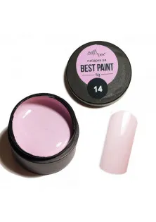 Гель-фарба для нігтів тендітний рожевий Best Paint №14 в Україні